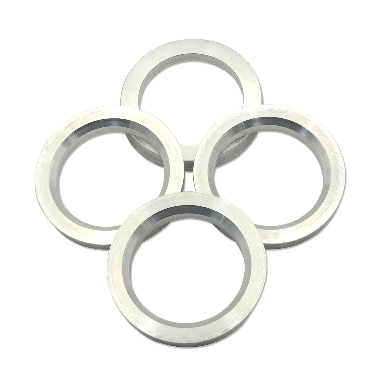 Amazon.com: GoldenSunny 54.1 to 73.1 Hub Centric Rings, Silver